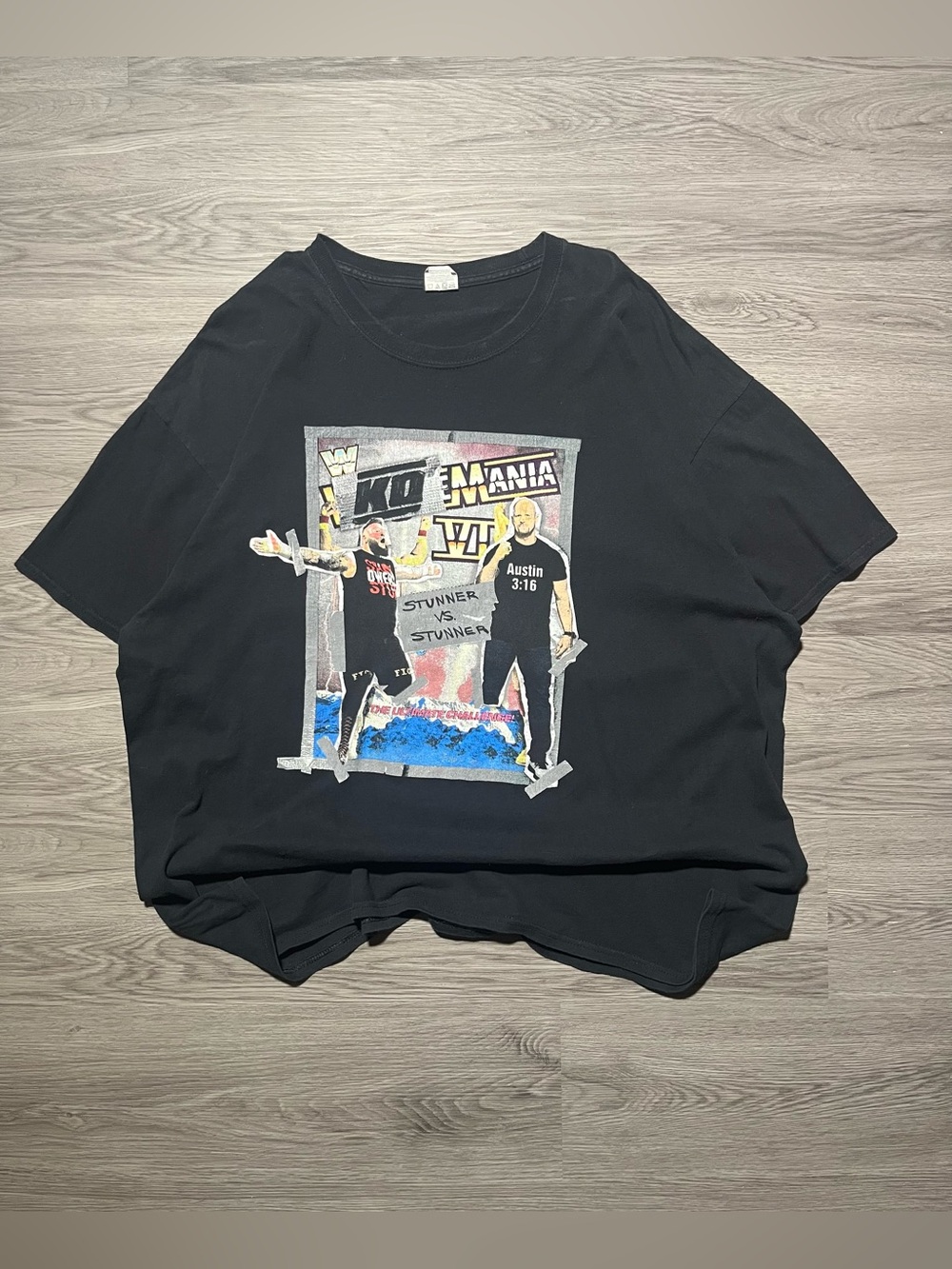 Kevin Owens X Stone Cold Steve Austin Wrestlemania 38 T shirt 2XL